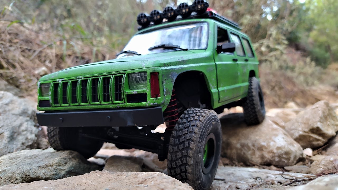 MN78 1/12 Scale Cherokee XJ : Challenging OFF ROAD Trail