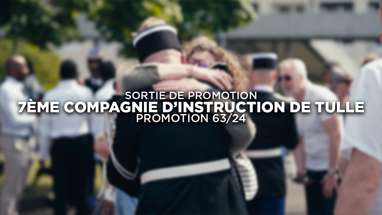 Sortie de promotion 63/24 - École de Gendarmerie de TULLE