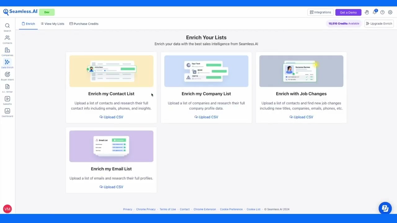 Seamless.ai demo