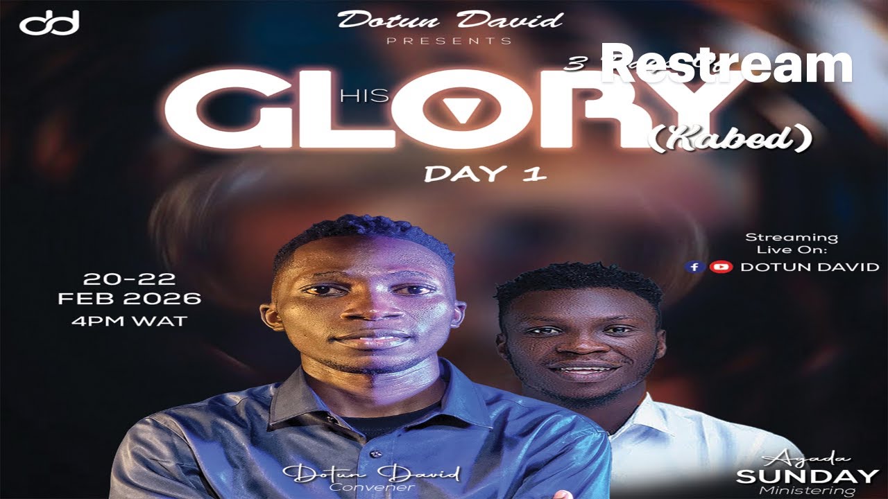 3 DAYS OF HIS GLORY || DAY 1 || FEBURARY 20TH 2026