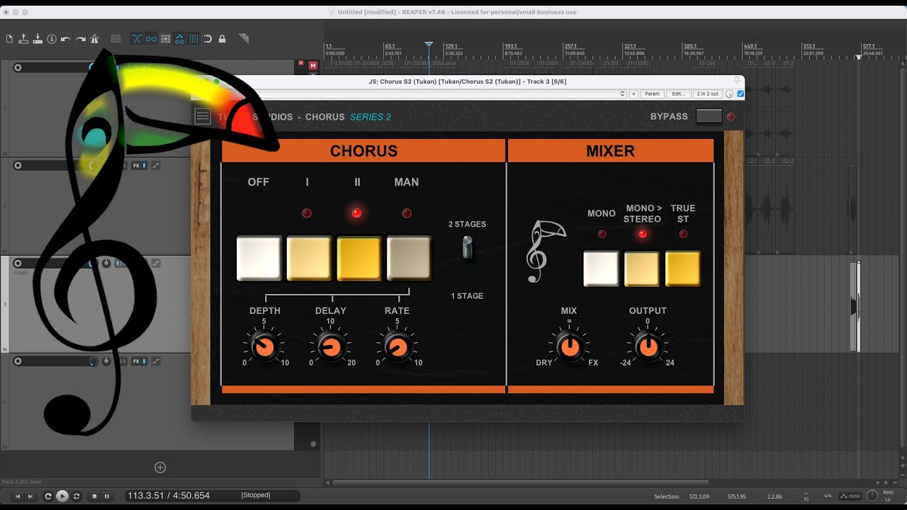 New mixing chorus plugin (Tukan Studios)
