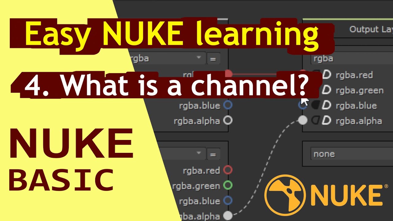 누크에서 채널 노드는 어떤 용도인가? shuffle, copy, add, remove node