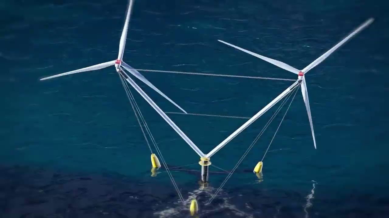 Mingyang's OceanX, the World Largest Single-Capacity Floating Wind Power Platform