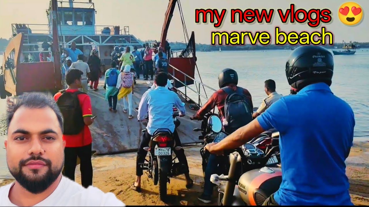 Bike Par Samundar Paar! 🚤 Marve Beach Ka Amazing Safar | My New Vlog 😍@shajadsalmani5482 