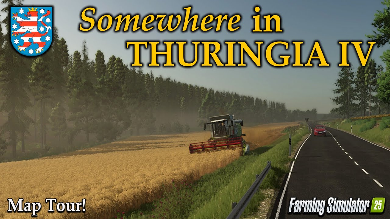 SOMEWHERE in THURINGIA IV?! NEW MOD MAP! (TOUR/REVIEW!) Farming Simulator 25