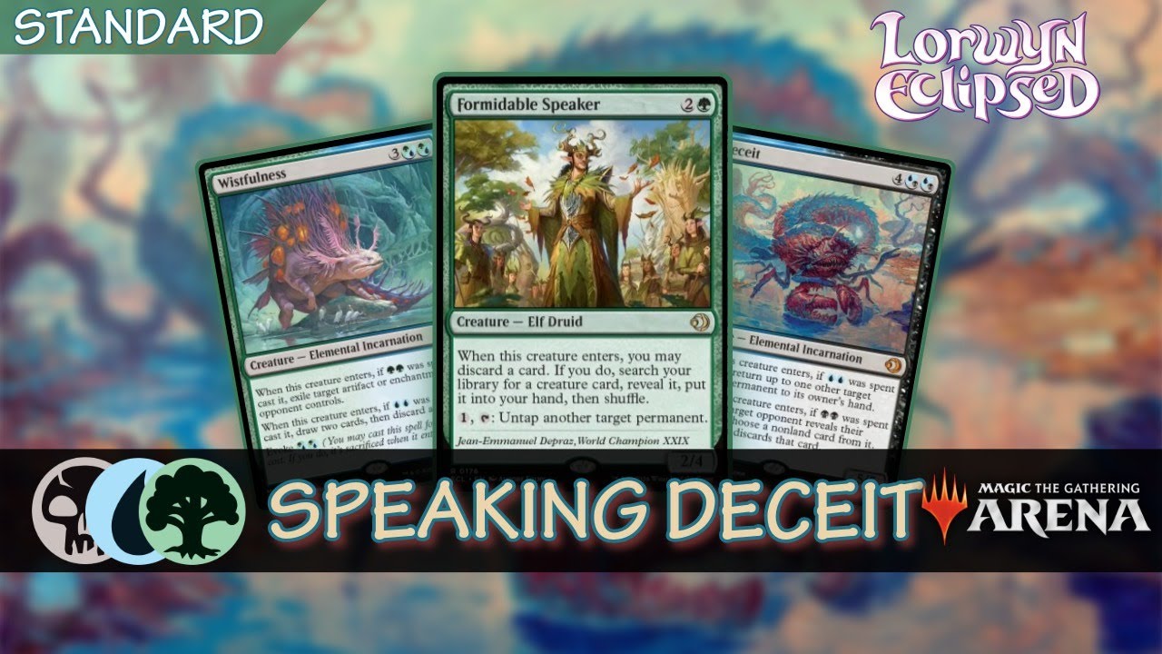 🔵⚫🔴🟢  Speaking Deceit | Standard MTG Arena ECL