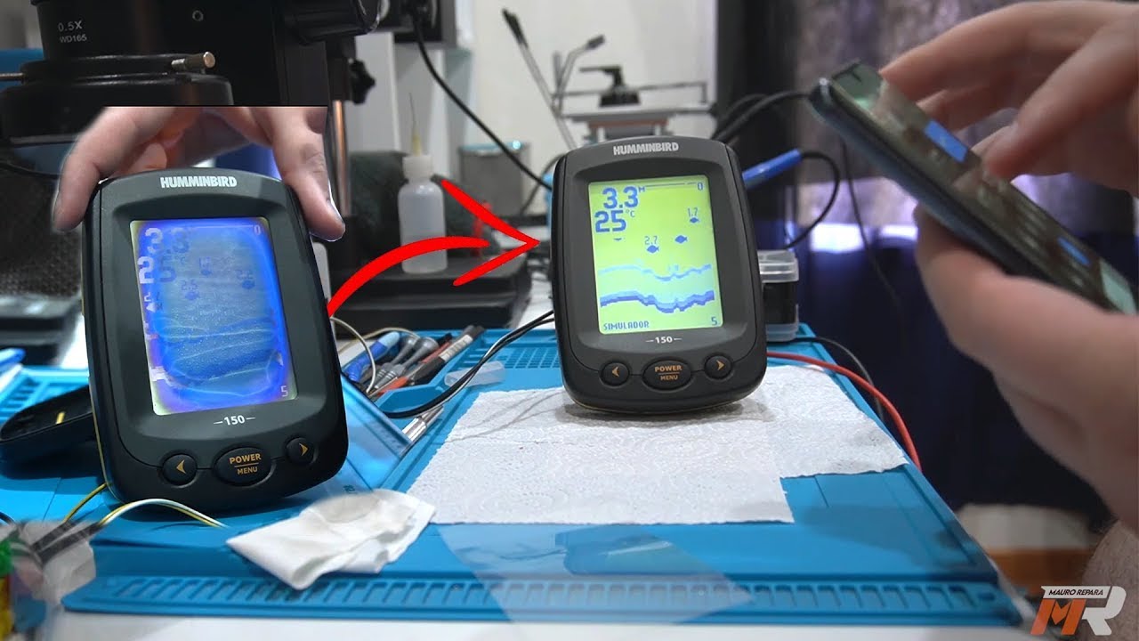 Se mojo la PANTALLA de tu ECOSONDA? AQUI LA SOLUCION 😱