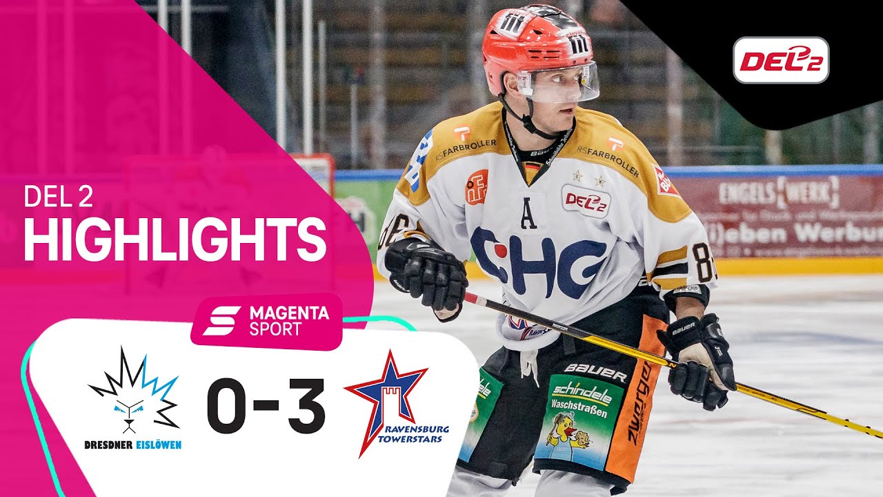 Dresdner Eislöwen – Ravensburg Towerstars | DEL2, 8. Spieltag | MAGENTA SPORT
