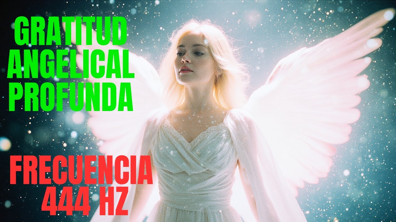 FRECUENCIA 444 HZ GRATITUD ANGELICAL PROFUNDA / LIBERACION, SANACION y ABRE NUEVOS CAMINOS de LUZ