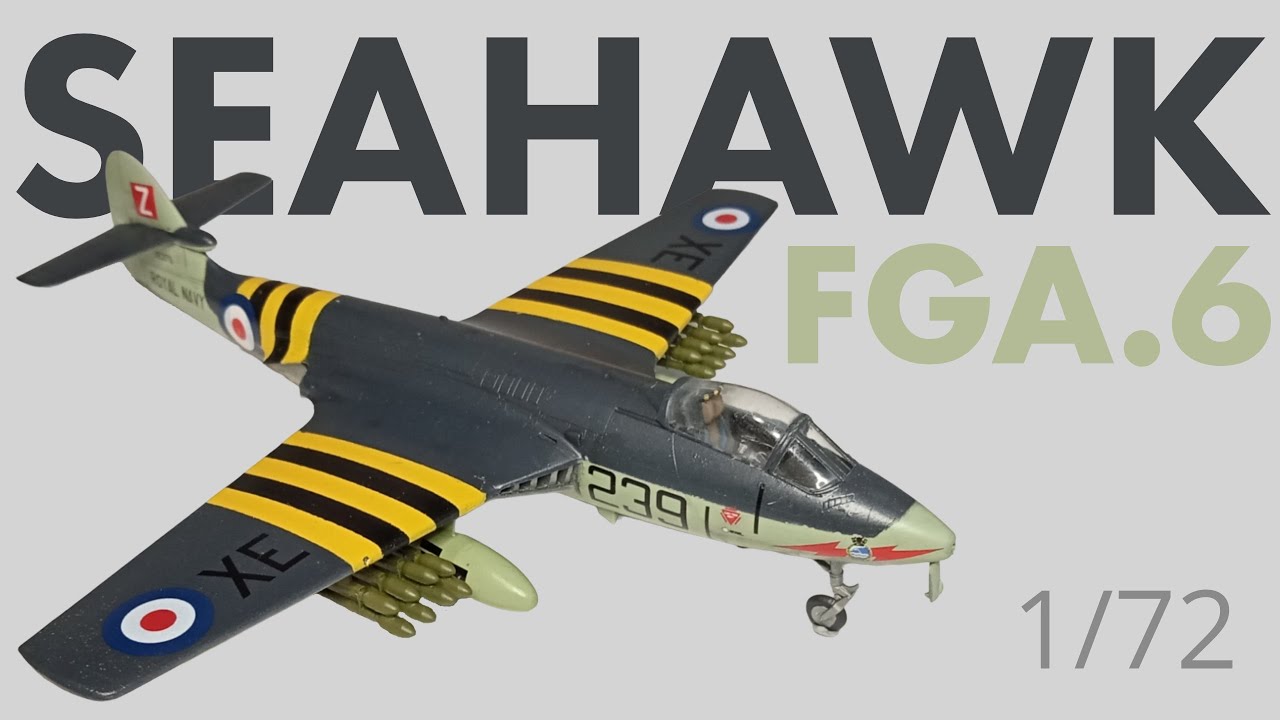 Seahawk FGA.6. Hobbyboss 1/72 Full Build