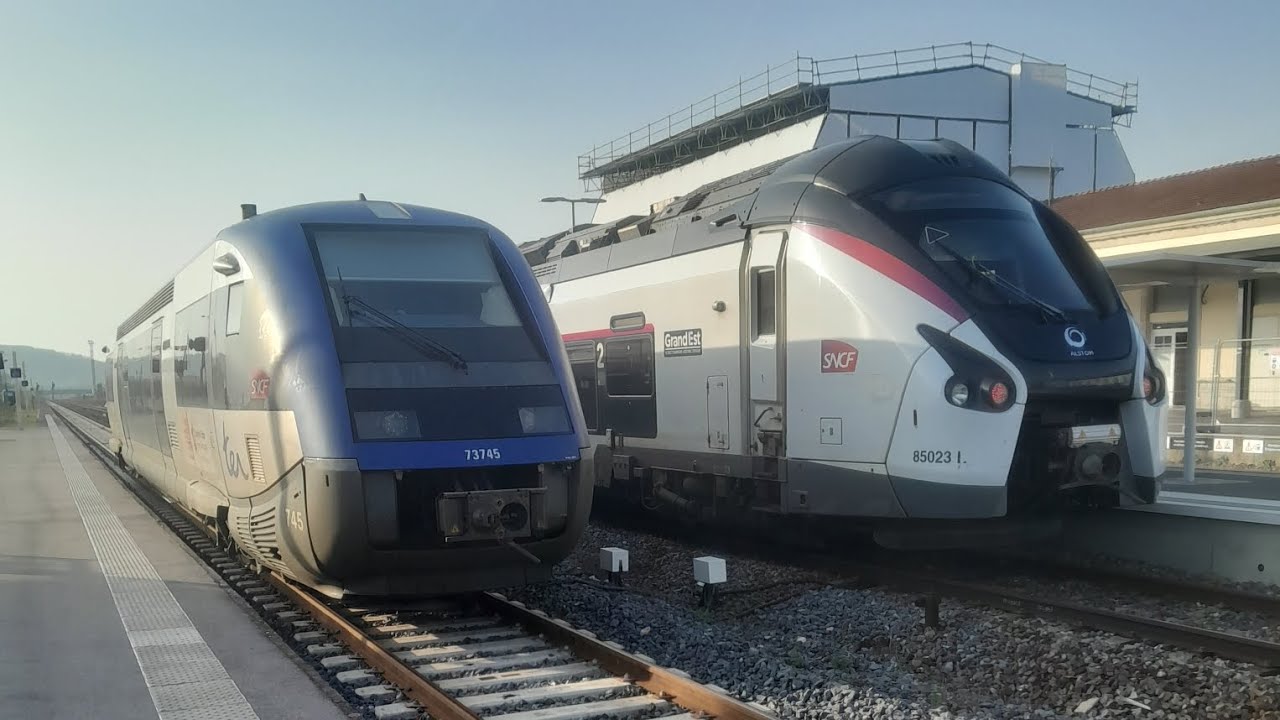 Arriver d un coradia liner en gare de vesoul 