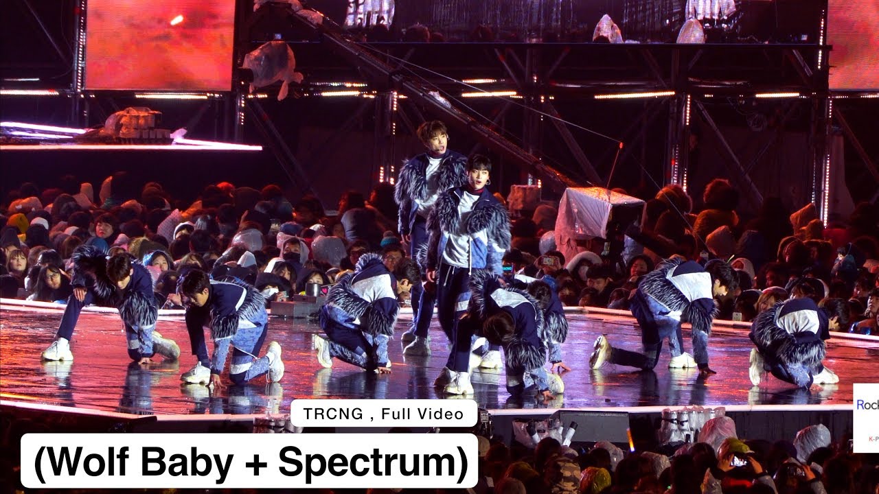 TRCNG[4K 직캠](Wolf Baby + Spectrum)@180224 락뮤직
