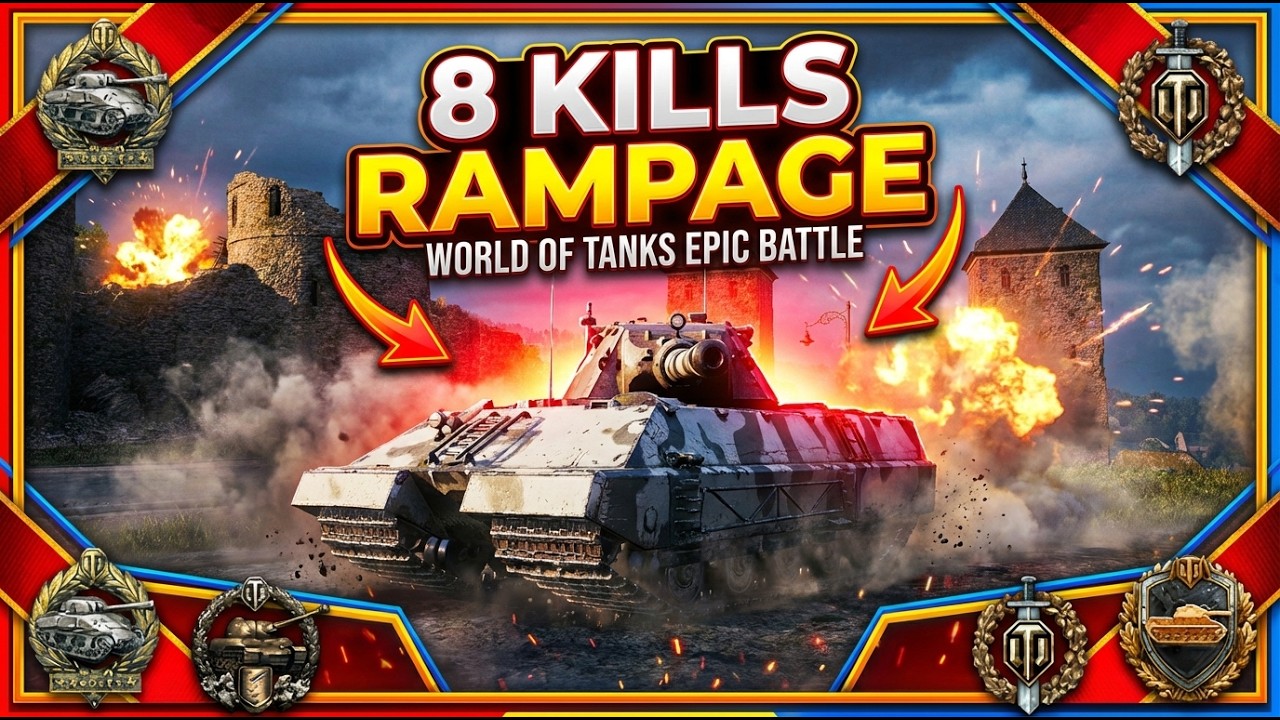 Taschenratte Dominates the City – 8 Kills Rampage!#WorldOfTanks#Taschenratte#WoTReplays#WoTGameplay