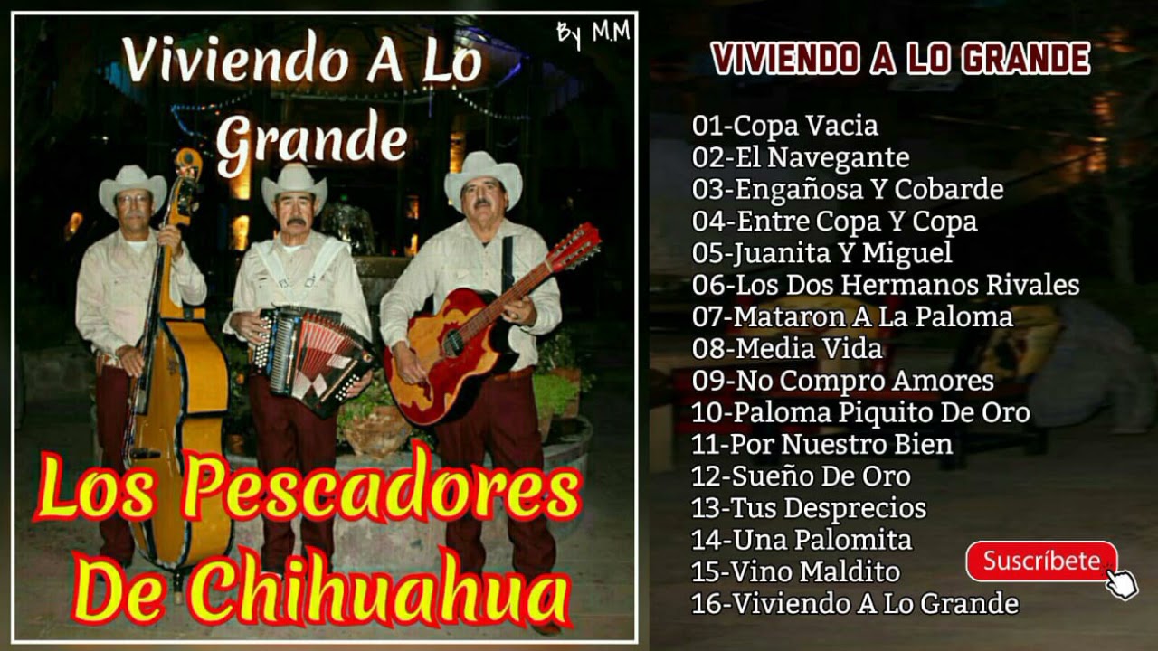 Los Pescadores De Chihuahua-(Disco Completo) Viviendo A Lo Grande