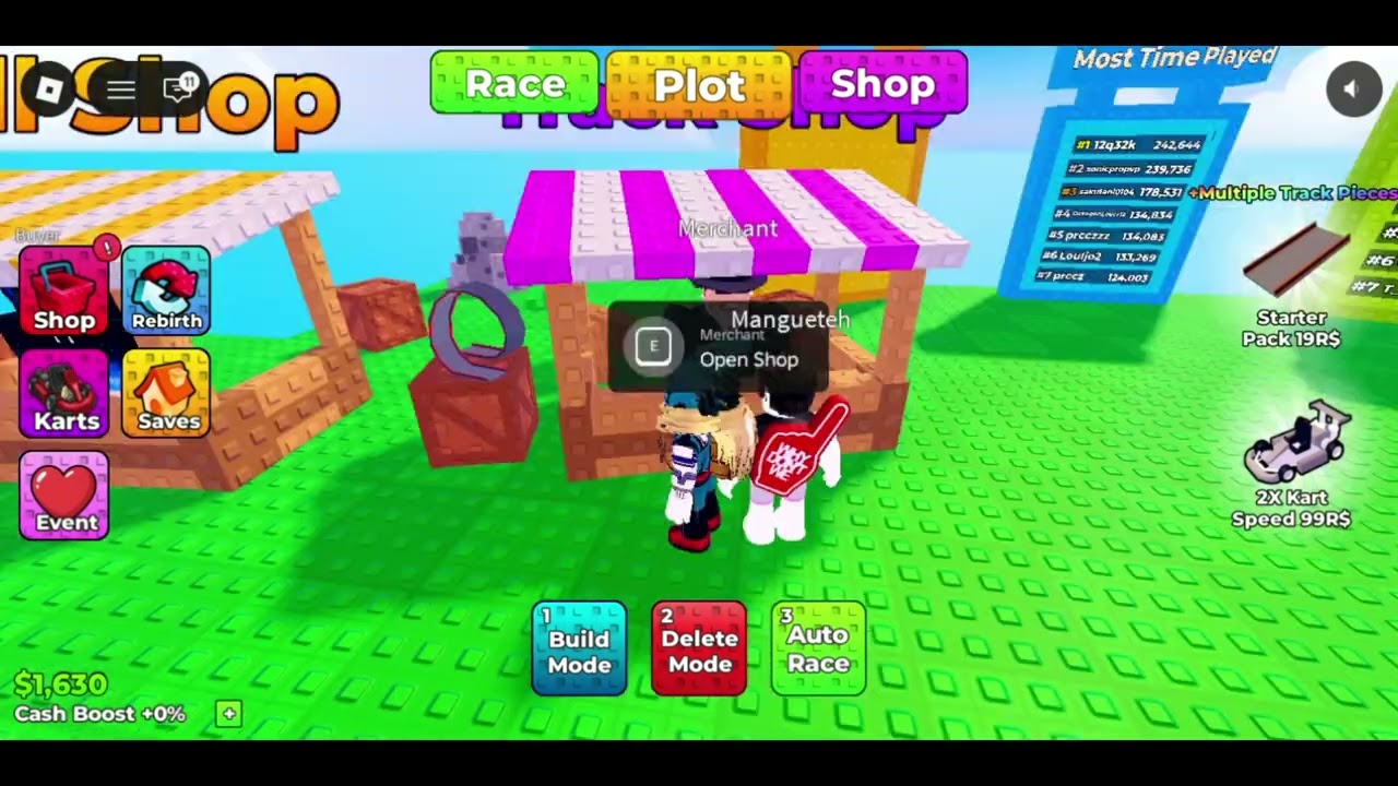 playing build a track
