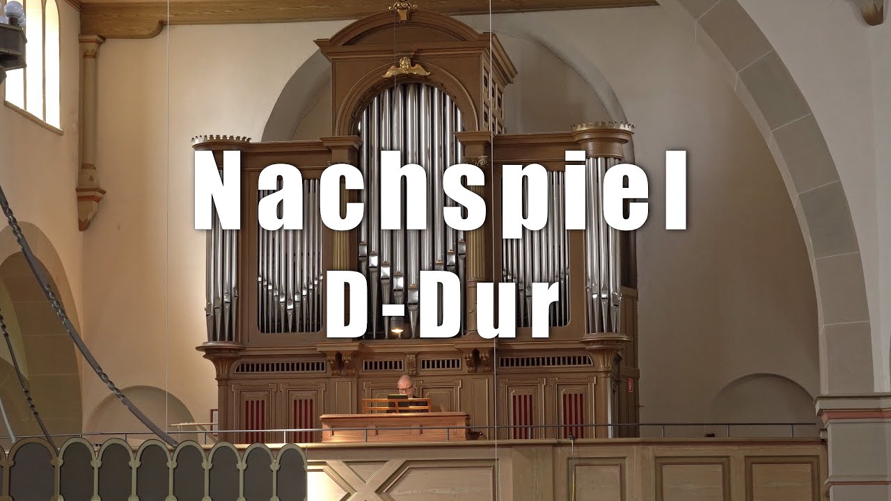 Mendelssohn | Nachspiel D-Dur | H. Voit-Orgel Eppingen 1879 |  A. Mattes