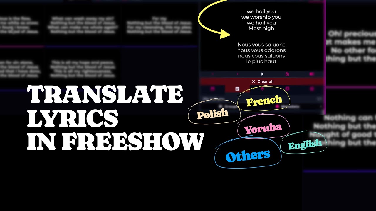 How to Translate Lyrics in Freeshow (2025 Tutorial)