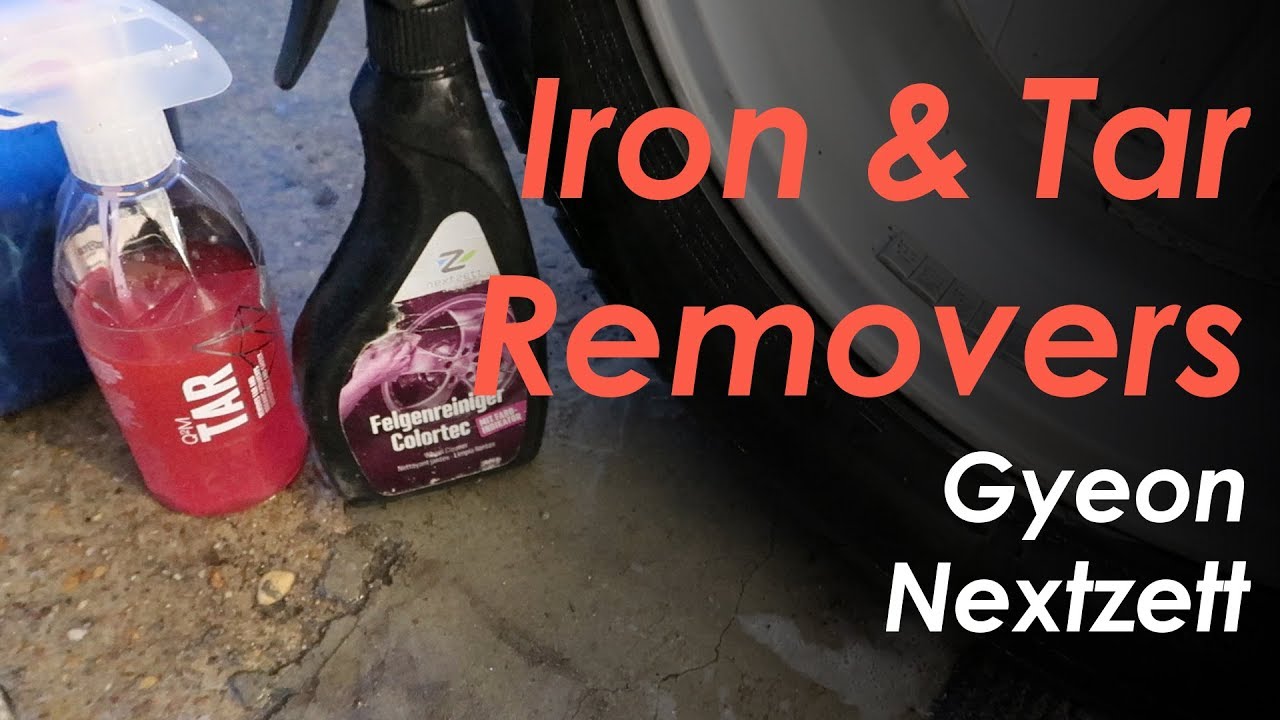 Iron and Tar Removers // Nextzett Colortec // Gyeon Tar