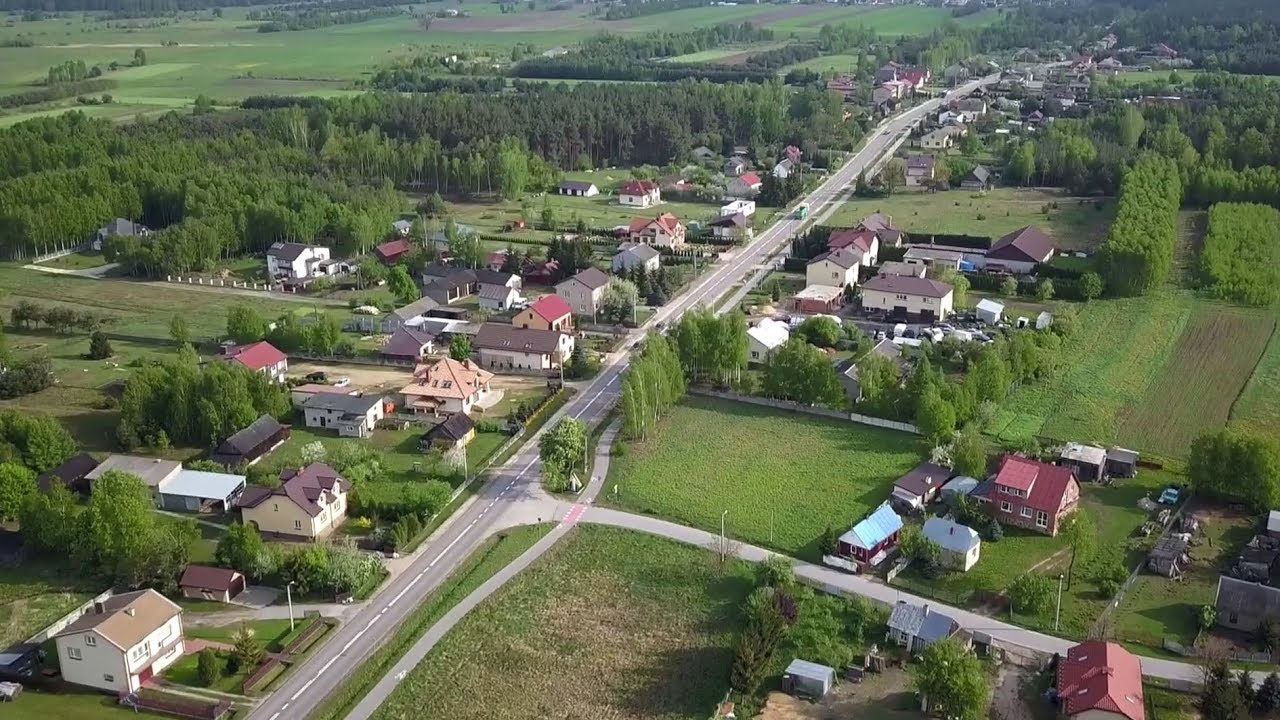 Z lotu ptaka: Plenna, gm. Radoszyce, woj. świętokrzyskie - maj 2018