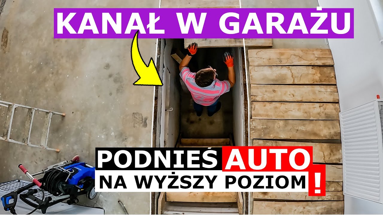 Jaki KOSZT kanału w garażu? Na co UWAŻAĆ?  Jak powstał TEN kanał w garażu?