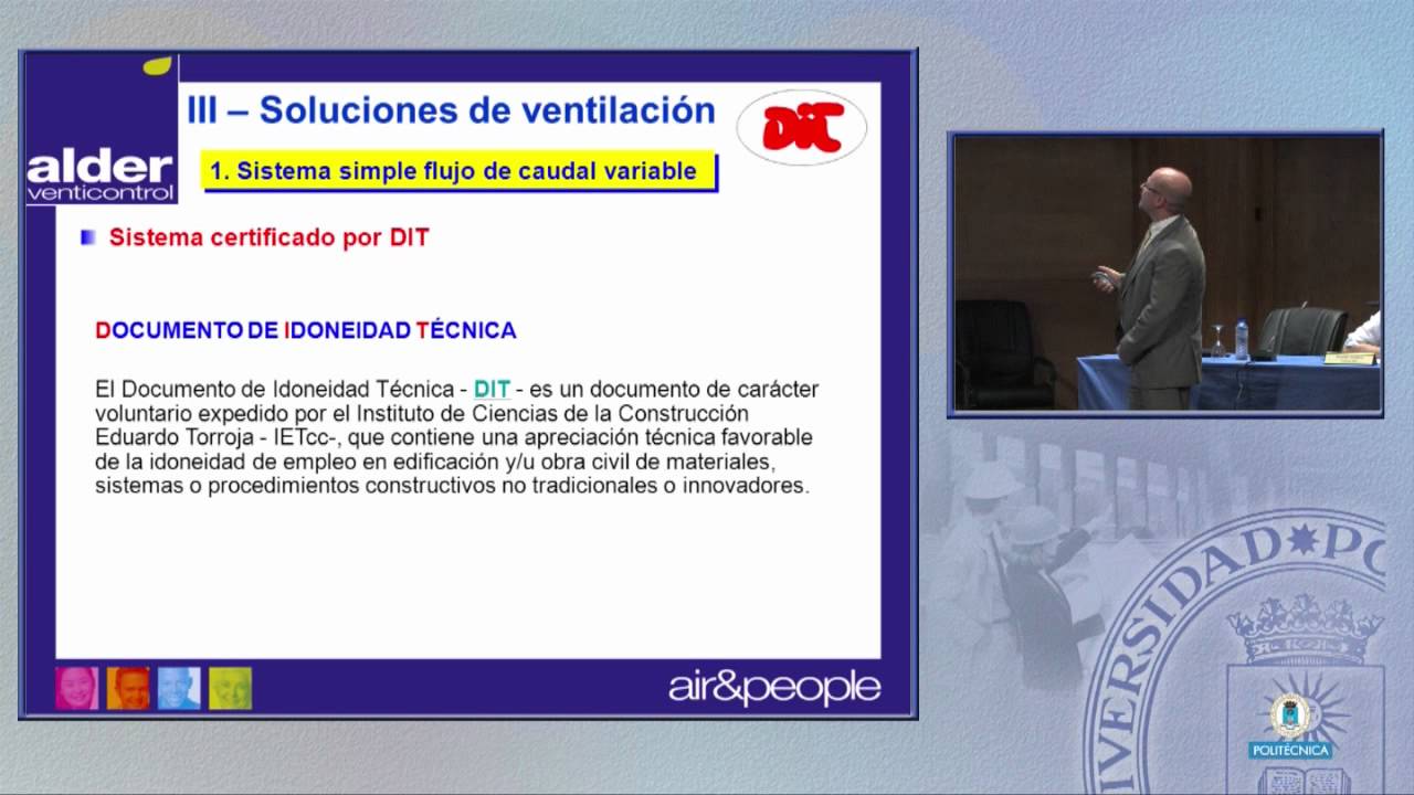 Ventilación eficiente. III Encuentro-edificación 10/16