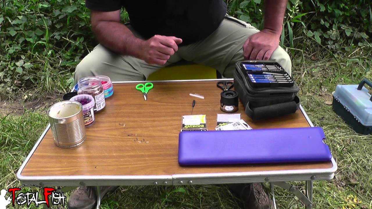 Csali ütköztetés hajszálelőkén - Korum Quick Stops használata