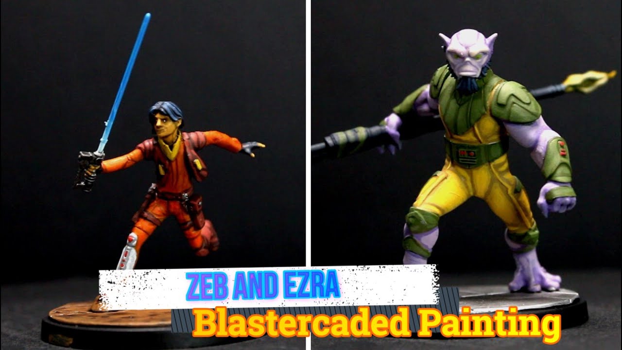 How To Paint Star Wars Shatterpoint: Ezra Bridger and Zeb Orrelios