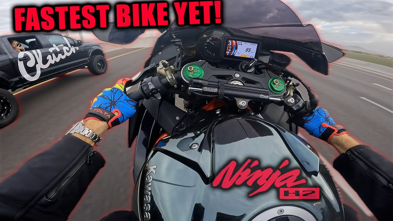 БЕЗУМНЫЙ тест-драйв кастомного Ninja H2 — более 30 000 долларов на полной скорости!