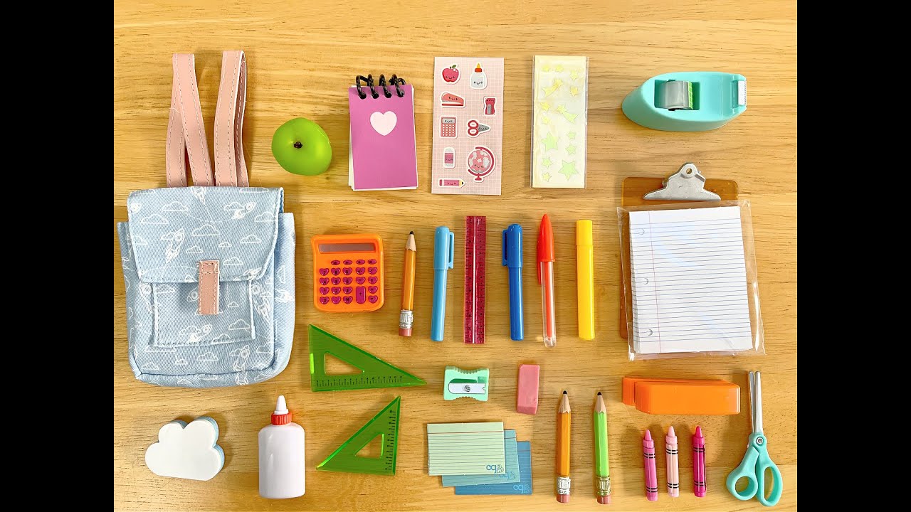 Huge American Girl Doll School Haul ~ School Desk, Backpack and Locker