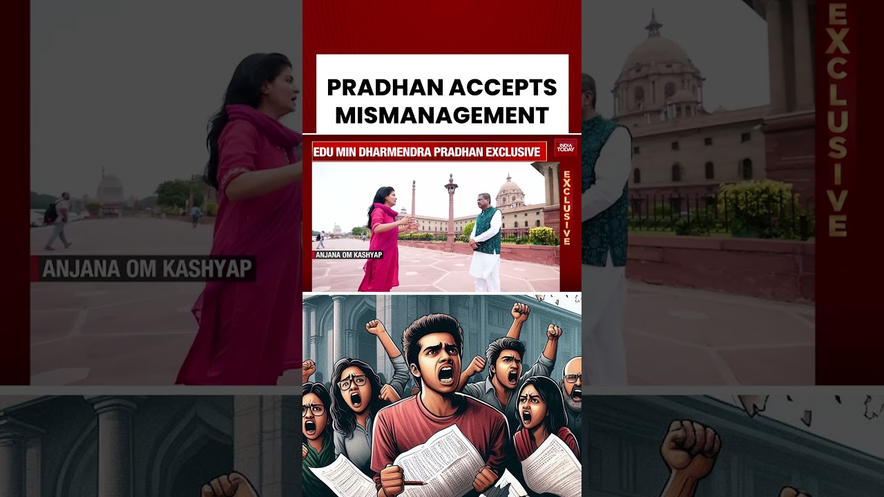 On paper leaks, 'It is a mismanagement, I accept it': Union Education Minister Dharmendra Pradhan