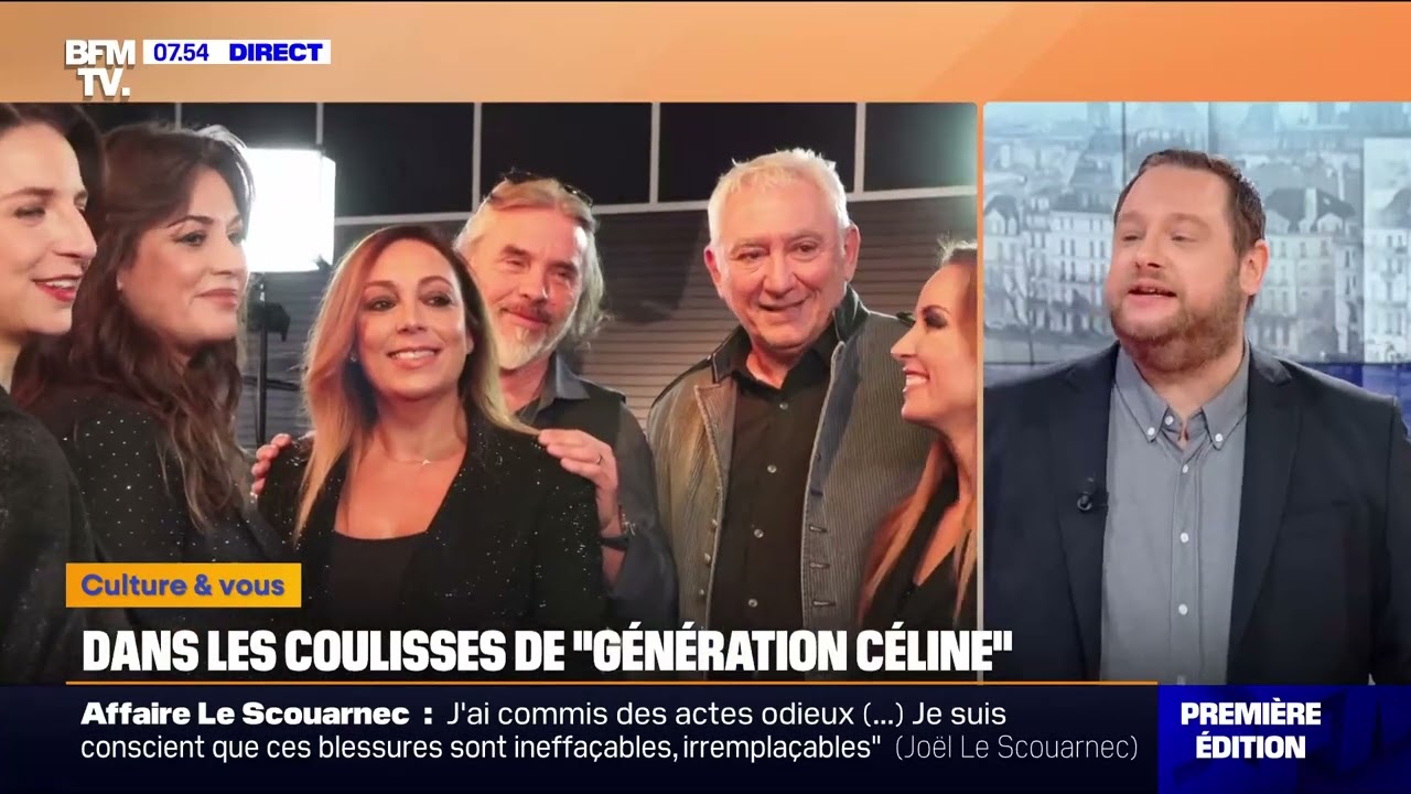 BFM TV   Première Édition  Dévoilement Génération Céline Mardi 25 Février 2025