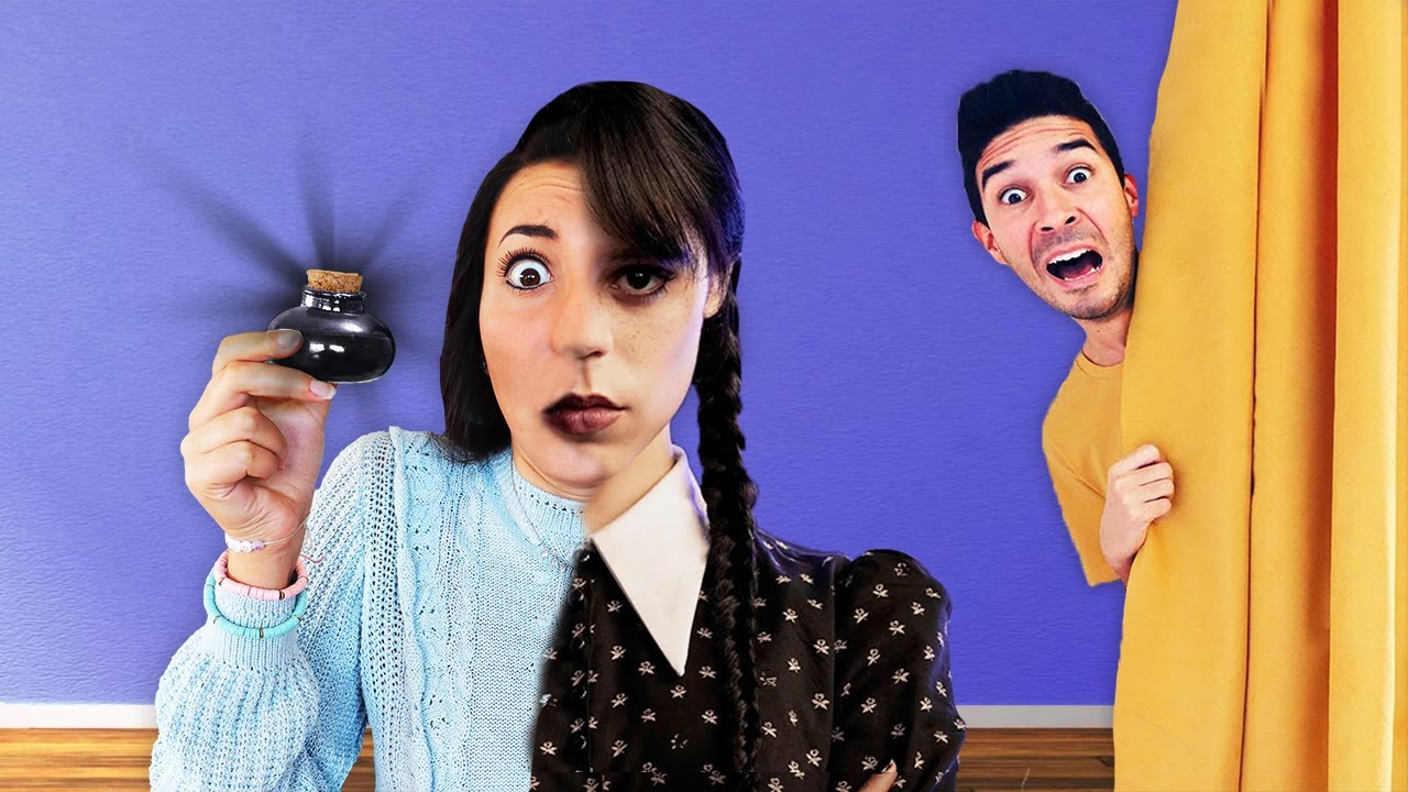 MAI BERE LA POZIONE MISTERIOSA DI MERCOLEDÌ DELLA FAMIGLIA ADDAMS! *Dominick si è trasformata*