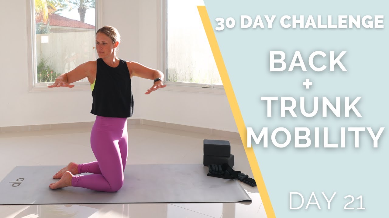 Upper Back & Shoulder Strengthening & Mobility Exercises | 30 Day Yoga Challenge