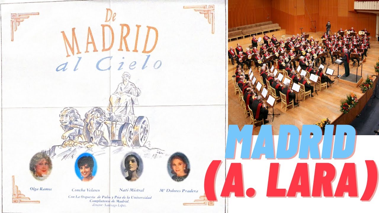 Madrid (A.Lara) Chotis. Orquesta de Pulso y Púa de la Universidad Complutense de Madrid
