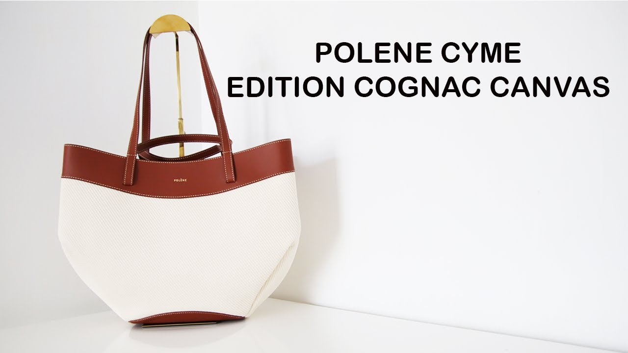 POLENE CYME COGNAC CANVAS