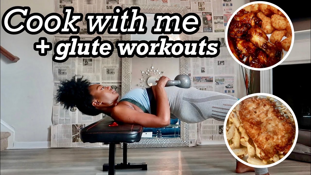 #KickinItWithKim 💕Готовь со мной (Jerk Pasta и многое другое) и тренируй ягодичные мышцы. Нужно привести ягодицы в порядок!