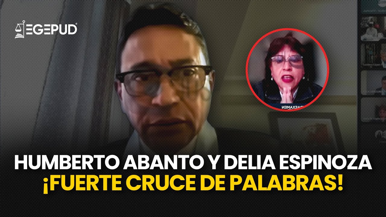 Fuerte CRUCE DE PALABRAS entre Humberto Abanto y Delia Espinoza en audiencia de Acción de amparo
