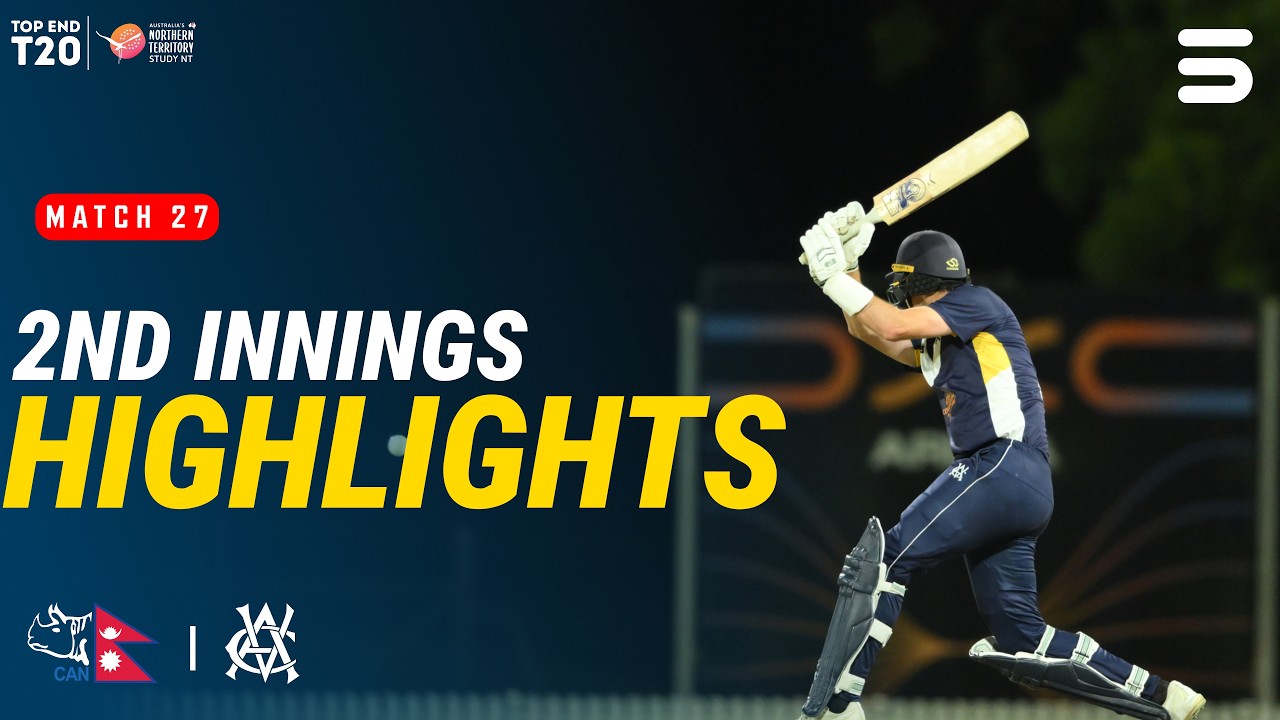 2nd Innings Highlights | Nepal vs Victoria | Match 27 | Top End T20 2026 | ZP1J