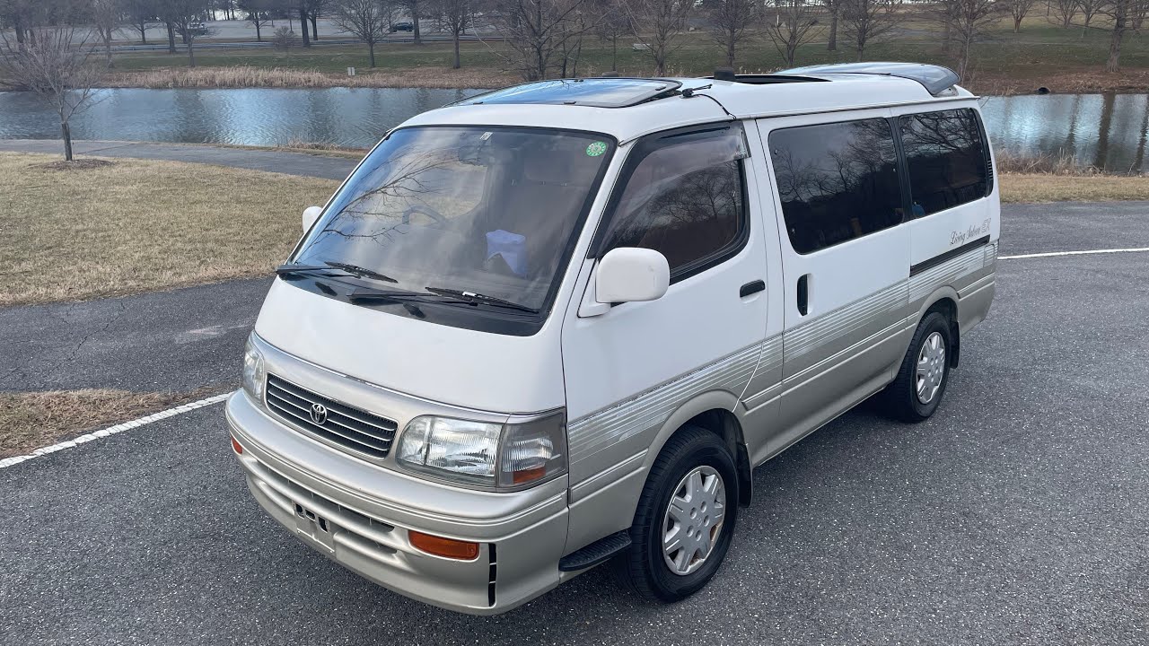 1995 TOYOTA HIACE SUPER CUSTOM LIVING SALOON EX KZH100 &mdash;&mdash;85K miles - DIESEL - JDM - Walk Around