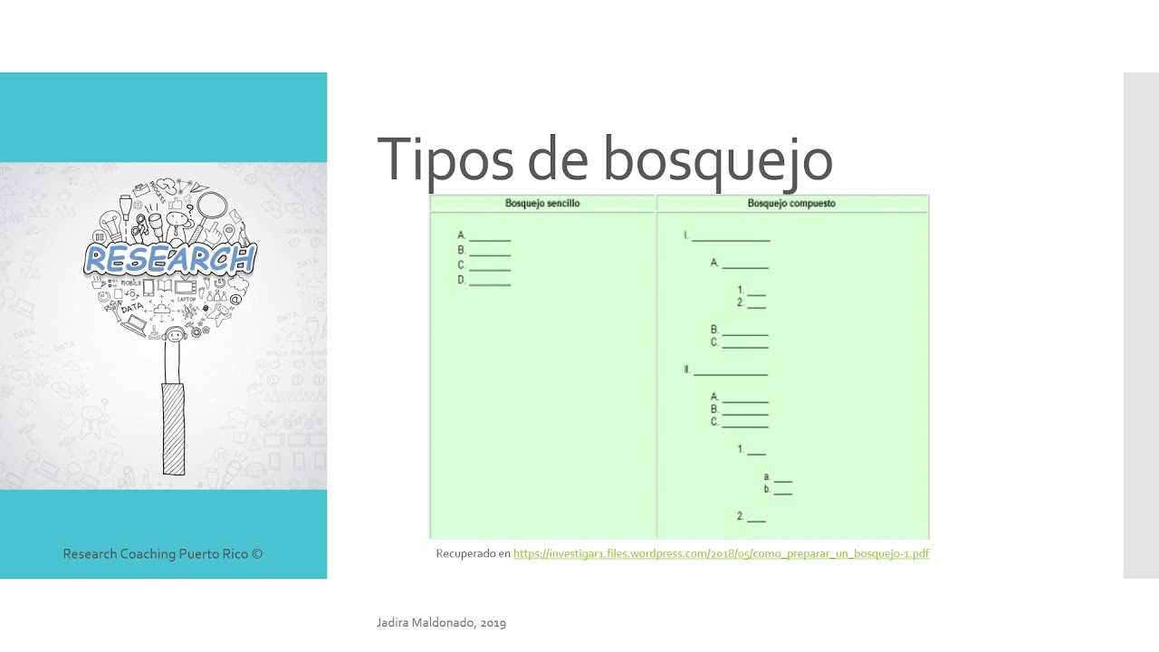 &iquest;C&oacute;mo hacer un bosquejo?/Revisado 2020