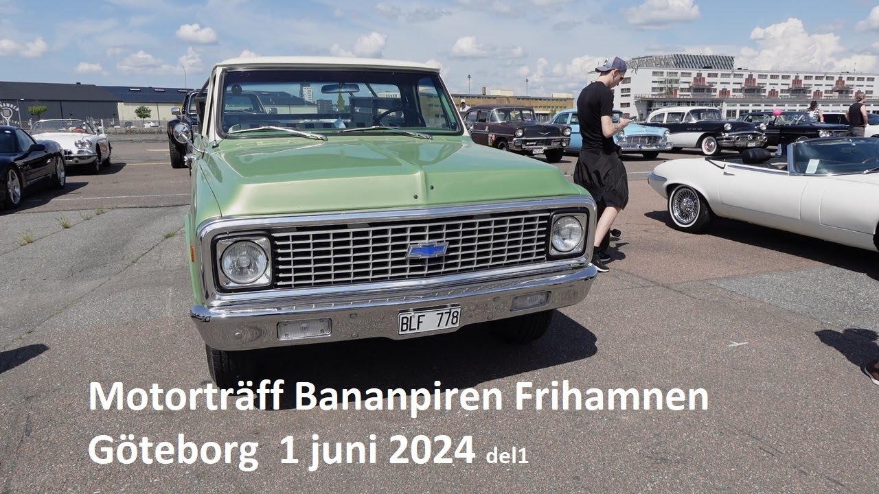 Motorträff Bananpiren Göteborg 1 juni 2024 del1