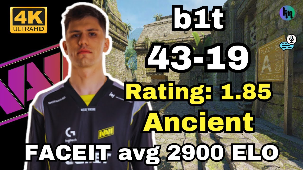 b1t (43-19) (Ancient) | FACEIT avg 2800 ELO | May 24, 2025 | CS2 POV/DEMO
