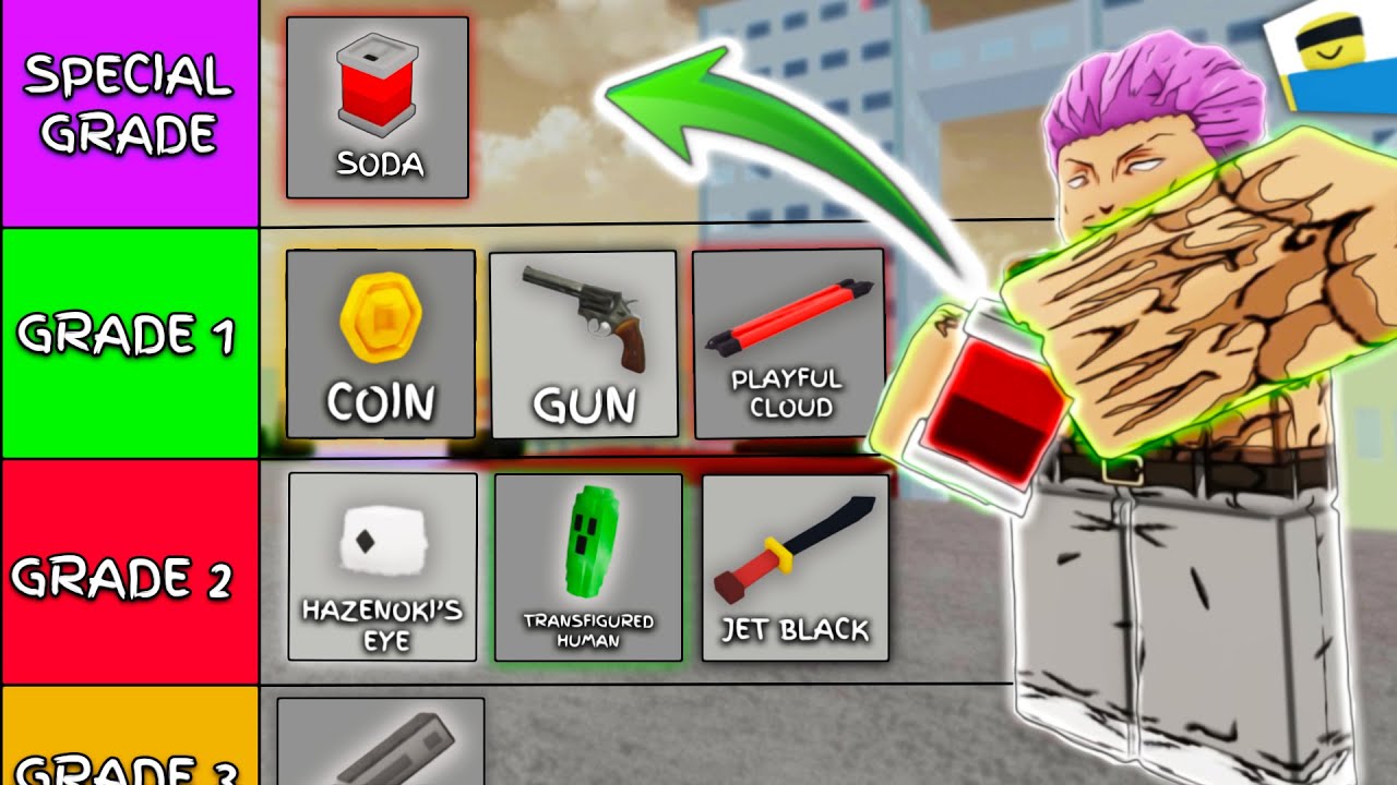 RANKING all Jujutsu Shenanigans ITEMS with HAKARI... [TIER LIST]