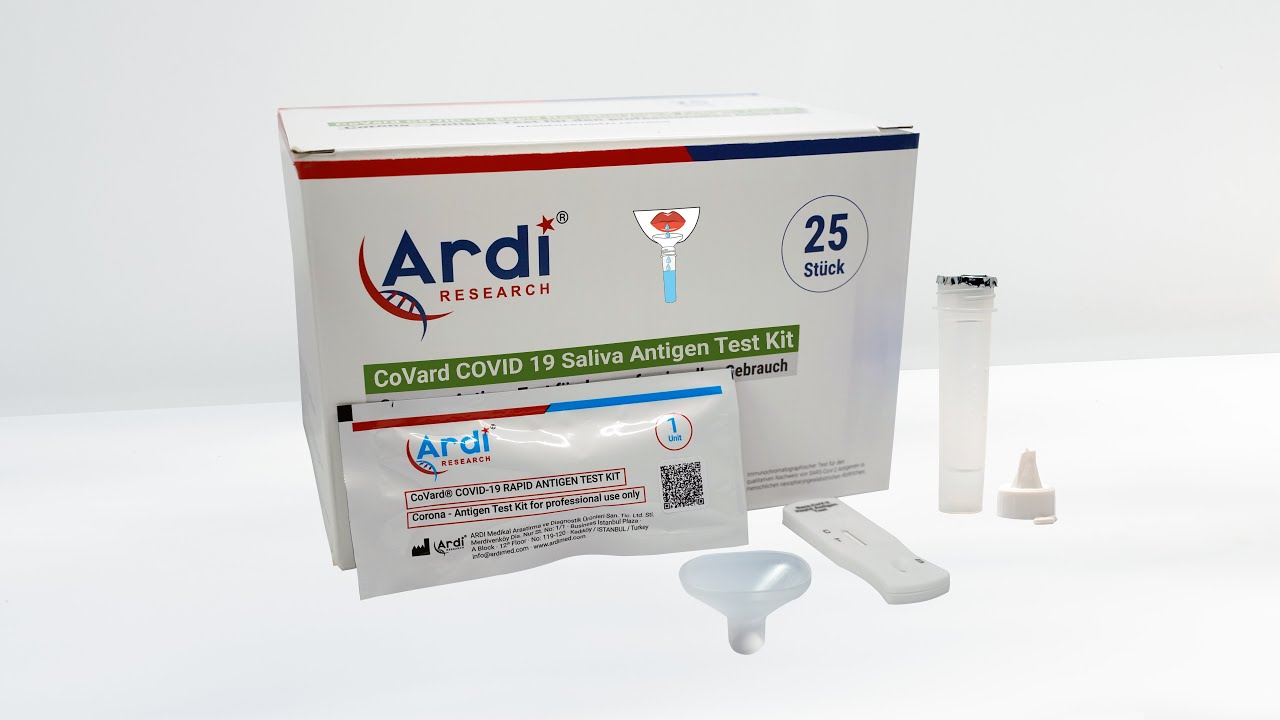 CoVard Covid-19 Saliva Antijen (Ag) Testi (Standart Sheet & Super Sheet)