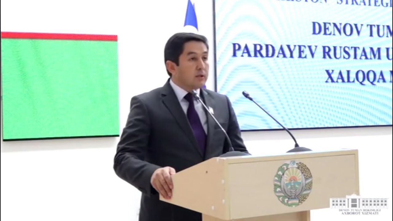 Халқ депутатлари Денов туман Кенгаши сессияси