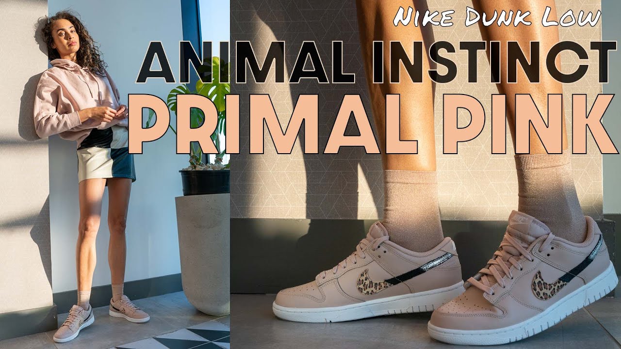 WAS THIS OVERLOOKED?  NIKE DUNK LOW ANIMAL INSTINCT PRIMAL PINK REVIEW and HOW TO STYLE