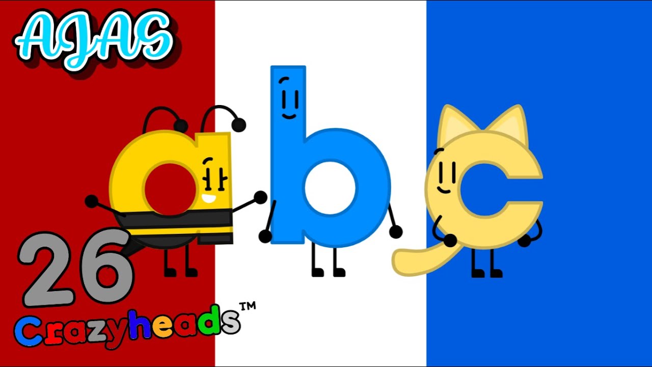 26 CrazyHeads - French Alphabet Song