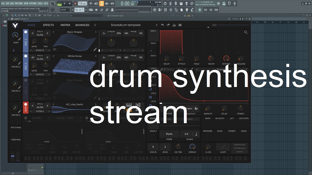 making some drums for DDV4