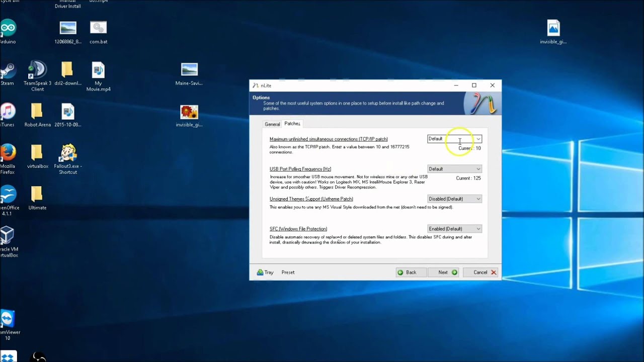 Slipstreaming windows xp pro. using nlite on windows 10