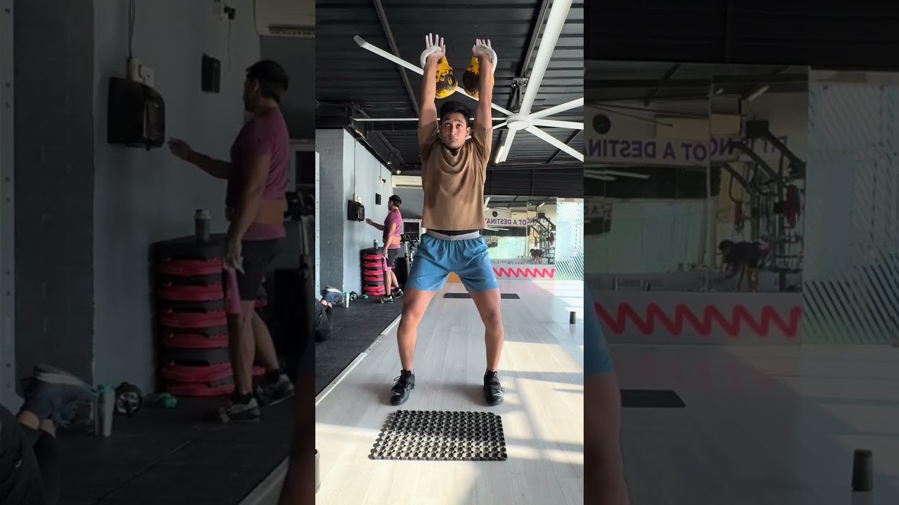 Kettlebell Jerk Set 10 min (16kg x 2)